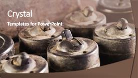  Presentation with switches - Amazing PPT layouts having old light-switches and sockets backdrop and a  colored foreground