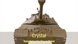  Presentation with tank - Colorful PPT layouts enhanced with old machine - russian heavy tank is-3 isolated backdrop and a tawny brown colored foreground