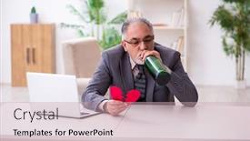  Presentation with marriage - Colorful slides enhanced with old-man-doing-marriage-proposal backdrop and a soft green colored foreground