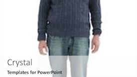  Presentation with old growth - Presentation design consisting of old-man-in-full-growth background and a white colored foreground