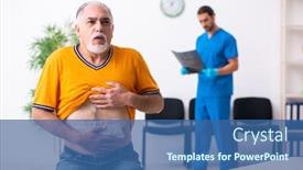  Presentation with old young - Beautiful PPT theme featuring old-man-visiting-young-male backdrop and a ocean colored foreground