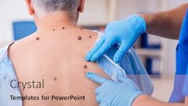  Presentation with old man - Theme featuring old-man-visiting-young-male background and a coral colored foreground