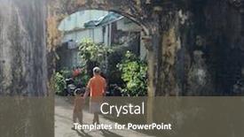  Presentation with vietnam - Cool new theme with old-man-walking backdrop and a gray colored foreground