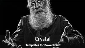  Presentation with old age - Amazing slides having old-man-with-a-long backdrop and a black colored foreground