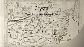  Presentation with old map - Presentation having old map of capuchins province background and a mint green colored foreground