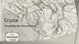  Presentation with old map - Audience pleasing theme consisting of old map of montenegro created backdrop and a light gray colored foreground