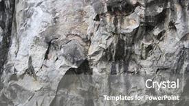  Presentation with old stone age - Presentation design with old marble stones in quarry background and a gray colored foreground