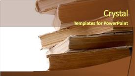  Presentation with old diary - Audience pleasing slides consisting of old mathematics book backdrop and a tawny brown colored foreground