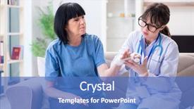  Presentation with incident - Amazing PPT layouts having old mature woman after incident backdrop and a teal colored foreground