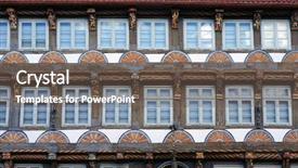  Presentation with renaissance - Presentation design consisting of building in the weser renaissance background and a gray colored foreground