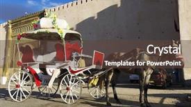  Presentation with old map south africa - Colorful presentation design enhanced with old medina in meknes morocco backdrop and a tawny brown colored foreground