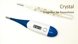  Presentation with mercury - Amazing PPT layouts having old mercury medical thermometer backdrop and a cream colored foreground