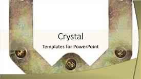  Presentation with old letter - Theme with old metal alphabet letter w background and a lemonade colored foreground