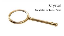  Presentation with old metal sheet roof texture - Presentation design with old metal magnifying glass isolated background and a white colored foreground