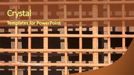  Presentation with design work - Audience pleasing slides consisting of old metal mesh mesh texture backdrop and a tawny brown colored foreground