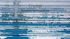  Presentation with cracked - Theme featuring old-metal-roll-up-door background and a light blue colored foreground