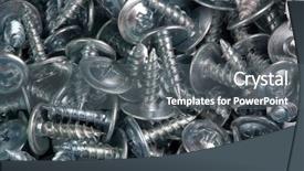  Presentation with old metal sheet roof texture - Presentation with old metal self-tapping screw background and a gray colored foreground