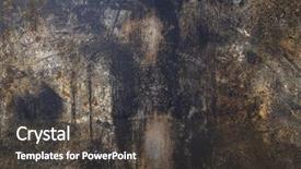  Presentation with sheet metal - PPT theme enhanced with old metal sheet as background background and a dark gray colored foreground