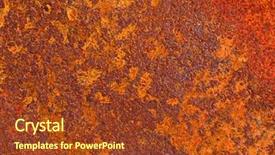  Presentation with old fashion photo album - Audience pleasing PPT layouts consisting of old metal surfaces with rust backdrop and a tawny brown colored foreground