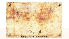  Presentation with metallic - Beautiful theme featuring old-metallic-plank-with-rusty backdrop and a lemonade colored foreground