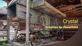  Presentation with maramures - PPT theme enhanced with old-mill-in-maramures-county and a tawny brown colored foreground