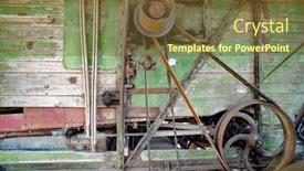  Presentation with maramures - Presentation theme featuring old-mill-in-maramures-county and a tawny brown colored foreground