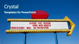  Presentation with marquee - Presentation design having old movies - drive-in movie marquee in front background and a ocean colored foreground