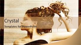  Presentation with old film - Amazing PPT layouts having old movies - grunge film frame retro shot backdrop and a yellow colored foreground