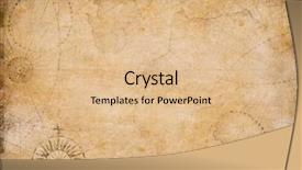  Presentation with nautical - PPT theme having old nautical treasure map background background and a coral colored foreground