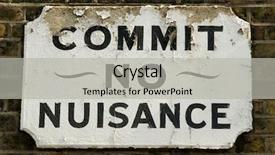  Presentation with old london - Presentation having old neighbourhood street sign - london background and a light gray colored foreground