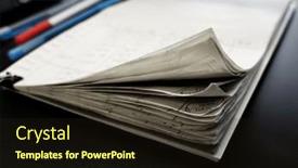  Presentation with numbers - Presentation enhanced with old-notebook-with-numbers and a wine colored foreground