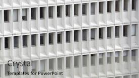  Presentation with building blocks - Cool new presentation theme with old-office-building-made backdrop and a light gray colored foreground