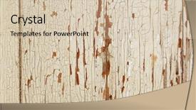  Presentation with old wood - Amazing presentation theme having old oil paint peeling away backdrop and a  colored foreground