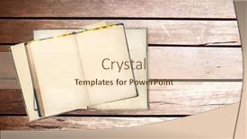  Presentation with open book page - Presentation having old-open-books-with-empty background and a lemonade colored foreground