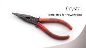  Presentation with vintage radio - Audience pleasing PPT theme consisting of old-or-vintage-radio-pliers backdrop and a white colored foreground