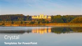  Presentation with old - Slide deck featuring old-palace-in-kosava-belarus background and a gray colored foreground