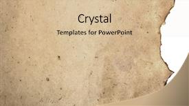  Presentation with parchment paper - Theme having old paper - crumple parchment paper background and a lemonade colored foreground