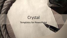  Presentation with old paper pen - Slide deck enhanced with old paper and pen background and a lemonade colored foreground