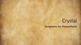  Presentation with treasure map - Beautiful presentation theme featuring old paper for treasure map backdrop and a yellow colored foreground