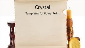  Presentation with retro - Amazing PPT theme having old paper ink - retro concept isolated on white backdrop and a lemonade colored foreground