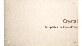  Presentation with old paper - PPT theme enhanced with old paper isolated on white background and a cream colored foreground