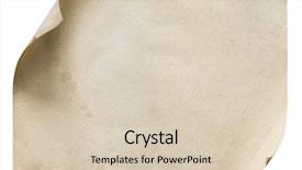  Presentation with old paper - Presentation design enhanced with old paper isolated on white background and a lemonade colored foreground