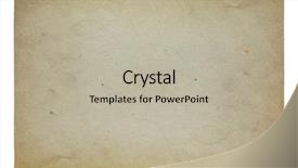  Presentation with old paper - Theme with old paper isolated on white background and a mint green colored foreground