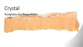  Presentation with cardboard - Presentation theme having old paper moving - cardboard piece isolated background and a  colored foreground