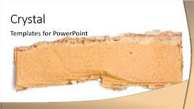  Presentation with cardboard - Cool new PPT layouts with old paper moving - cardboard piece on white background backdrop and a white colored foreground