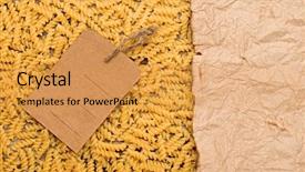  Presentation with old paper - Presentation theme enhanced with old paper on border pasta background and a  colored foreground