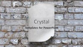  Presentation with old paper - Presentation theme enhanced with old-paper-on-brick-wall background and a light gray colored foreground