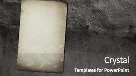  Presentation with old paper rolls - Slide set consisting of old paper on grey dirty background and a dark gray colored foreground