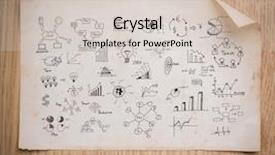  Presentation with old wood - PPT theme having old paper on the wood background and a soft green colored foreground