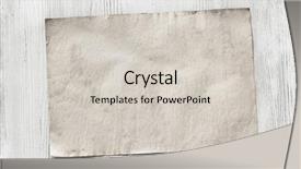  Presentation with old paper and ink - Cool new PPT theme with old paper on white wooden backdrop and a lemonade colored foreground